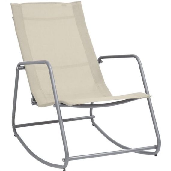 Garden Swing Chair Cream 95x54x85 cm Textilene33368-Serial number 47929