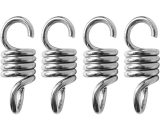 Kartokner - 4 Pieces Hammock Spring, 7mm Hammock Chair Spring, Spring Hook Extension, Hammock Chair Accessory for Porch Chairs Swings Hanging (7mm) KARsports20220220 9347799102487