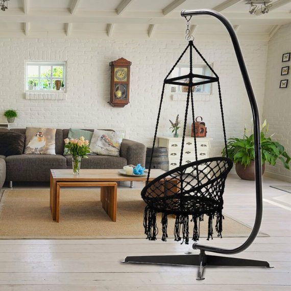 Cotton Swing Camping Hanging Rope Chair - Livingandhome AI0574AI0581 742521049785