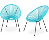 Alice's Garden - Egg designer string chairs - Acapulco Blue - pvc designer string chairs - Turquoise PEX2CYA 3760287182161