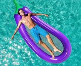 Benobby Kids - Pool Lounger Float for Adult,Eggplant mesh Bottom Pool Float,Pool Floating Chair, Great for Chilling in The Pool and Have held up with Y0004-ES1-K0004-220413-030