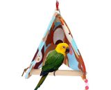 Perle rare house bird parrot lounge chair parrot cockatiel triangle hammock tent bird cage perch large PERGB007814 9440514586354