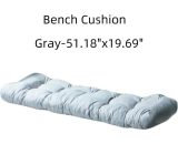 130x50CM Cotton Bench Cushion Soft Seat Pad Chair Swing Mat grey BPRP7307325 6443200924419