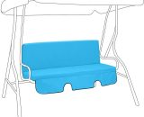 Replacement Cushions Swing Seat Hammock Garden Pads Water Resistant 2/3 Seater, Turquoise - Gardenista GP G6 Hammock Pad C6628 Turq 5056086059864