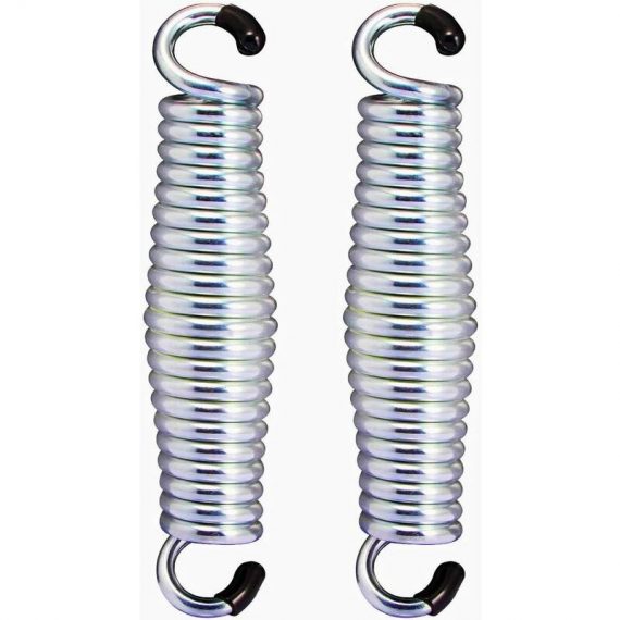 LangRay Premium 2-Piece Hammock Chair Spring for up to 600 lbs Heavy Duty Chrome Spring for Porch Swing, Punching Bag and more MM009669 9116323504659