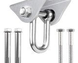 360 Rotatable Stainless Steel Ceiling Hook for Concrete Wood, Hammock, Porch Chair, Swing, Yoga and Over 450 kg 180 Drehung - Litzee LI000838 9471665916387