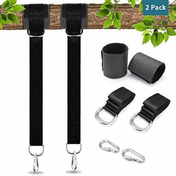 Straps for Outdoor Hammocks, Length 150 cm With Suspension Straps for Swings/ Tree Guards, Locking Capacity Up to 550 kg ZWT-C-0914100 6286512049292