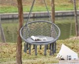 Unique-home-furniture - Garden Hanging Chair Cushion Rocking Seat Patio Deck Furniture Swing Hammock 7444025092254