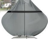 Hanging Swing Egg Chair Cover Garden Patio Outdoor Waterproof Protection Gray LBTNP8153144 9394816753931