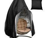 Hanging chair cover, hanging chair cover, waterproof, windproof, winter resistant for patio, patio, rocking chair DK-13232 6900235541498