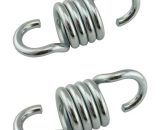 2 Pack Rustproof Galvanized Iron Hammock Springs for Hanging Chairs and Porch Swings Weight Capacity 500 lbs MM-OSUK-00599