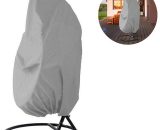 Devenirriche - Hanging chair protective cover, floating chair hanging chair cover 190 x 115 cm, waterproof, wind-repellent, winter-proof, balcony Mano-ZQUK-4449 6273996129442