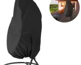 Hanging chair protective cover, floating chair hanging chair cover 190 x 115 cm, waterproof, wind-repellent, winter-proof, balcony outdoor 420D Mano-ZQUK-4448 6273996129435