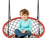 Net Hanging Swing Chair Kids Indoor Outdoor Play Equipment w/ Adjustable Ropes OP70310OR 736542294439