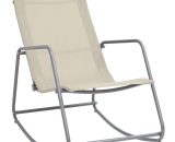 Garden Swing Chair Cream 95x54x85 cm Textilene Vidaxl Cream 8719883760186 8719883760186